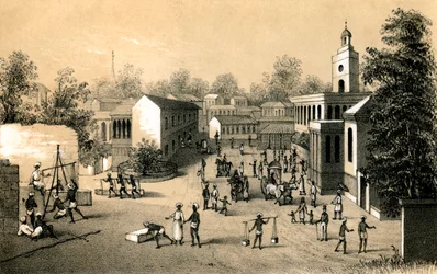 En gata i Bombay, 1847