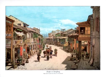 En gata i Hong Kong, 1900