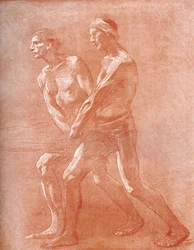En studie för krig, c1896 1900