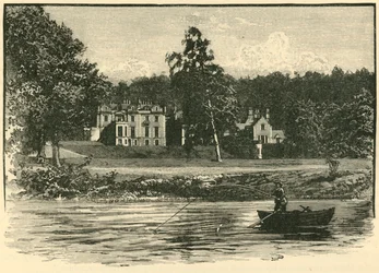 Abbotsford, från floden, 1898.