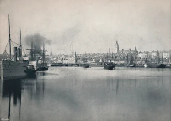 Aberdeen - Allmän utsikt från floden, 1895