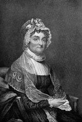 Abigail Adams 1744-1818, hustru till president John Adams, 1700-talet 1908