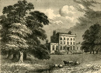Abneys hus, 1845, c1876.