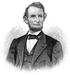 Abraham Lincoln, USA:s 16:e president, 1900