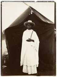 Abessinisk kvinna, ca 1910 (silvertryck av gelatin)