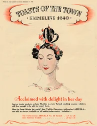 Hyllad med förtjusning i sin tid, Toasts of the Town - Emmeline 1840, 1940