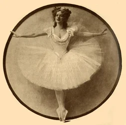 Adeline Genée, en utsökt baletttådansare från den gamla skolan., 1910.