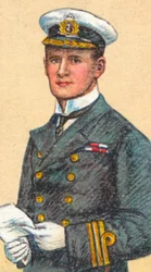 Amiral Teddy Evans, 1881-1957, brittisk sjöofficer och Antarktis upptäcktsresande, 1916