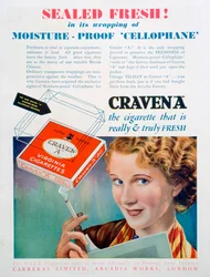 Annons för Craven A-cigaretter, 1931