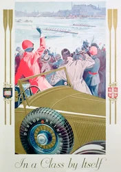 Annons för Dunlop-däck, 1932