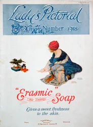 Annons för Erasmus tvål, 1918