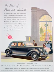 Annons för Fords bilar, 1936