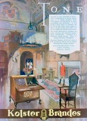Annons för Kolster Brandes radiogrammofoner, 1930