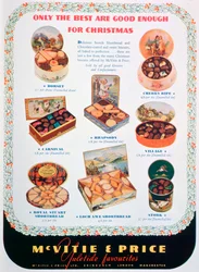 Annons för McVitie och Price-kex, 1938