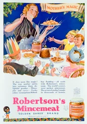 Annons för Robertsons Mincemeat, 1933