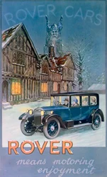 Annons för Rover Cars, 1927