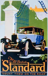 Annons för standardbilar, 1920-tal