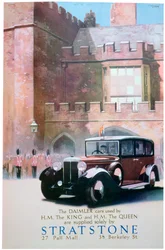 Annons för Stratstone-bilhandlare, 1935