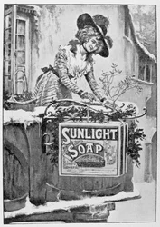 Annons för Sunlight-tvål, 1903