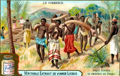 Annons för Liebig köttextrakt, franska, ca 1900