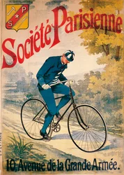 Annons för Societe Parisienne cyklar, c1895