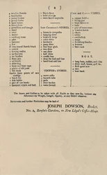 Annons för försäljning av Candle på Lloyds, 1796, 1928