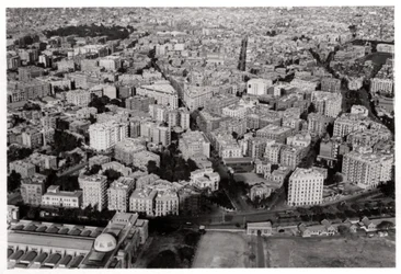 Flygfoto över Nya Kairo, Egypten, från en zeppelinare, 1931 1933
