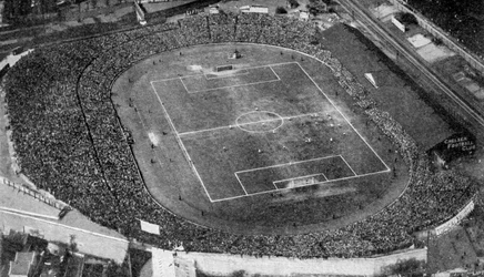 Flygfoto över Stamford Bridge, stadion för Chelsea Football Club, London, c1922