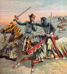 Efter slaget vid Crecy, 1346, c1850