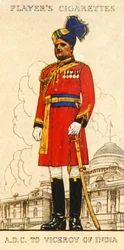 Aide-De-Camp till Indiens vicekung, 1936.