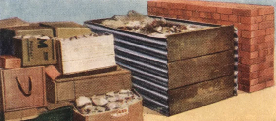 Air Raid Precautions, cigarettkort, brittiskt, 1938