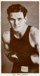 Al Delaney, kanadensisk boxare, 1938