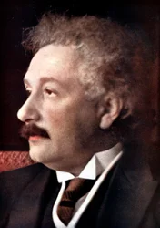 Albert Einstein, tysk-schweizisk-amerikansk matematiker och fysiker, c1925