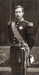 Albert I 1875-1934, kung av belgarna från 1909, i militäruniform