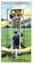 Alberto Santos-Dumont, brasiliansk aeronaut, första registrerade flygningen i Europa, 1906, 1915