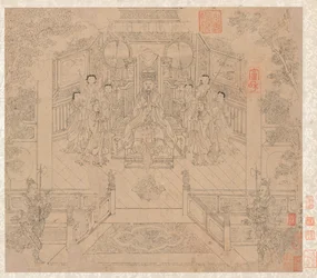 Album med daoistiska och buddhistiska teman, 1200-talet.
