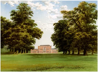 Aldby Park, Yorkshire, hem för familjen Darley, c1880
