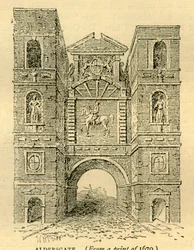 Aldersgate, 1670, c1872.