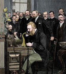 Alexander Graham Bell 1847-1922, skotskfödd amerikansk uppfinnare