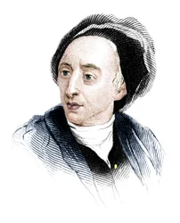 Alexander Pope, engelsk poet i början av artonhundratalet, c1850