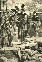 Alexander och Darius kropp, 1890.