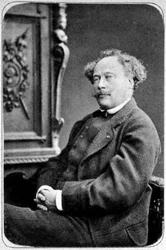 Alexandre Dumas den yngre, fransk författare, c1865-1895