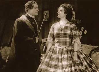 Alfred Abel och Paola Negri i "The Flame"