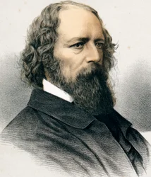 Alfred Tennyson, 1:e baron Tennyson, engelsk poet, c1880