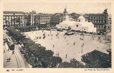 Alger - Regeringstorget, c1900