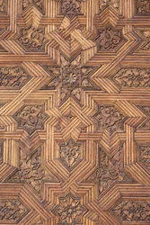 Alhambra - Dörr i Nasrid Palaces Granat Espagne