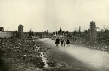 Allt som återstår av Sermaize, 1919.