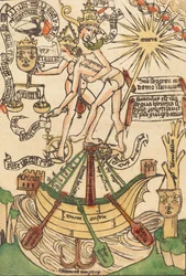 Allegori över mötet mellan påven Paul II och kejsar Fredrik III, ca. 1470.