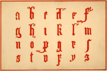Alfabetet, bokstäverna a-z, små bokstäver