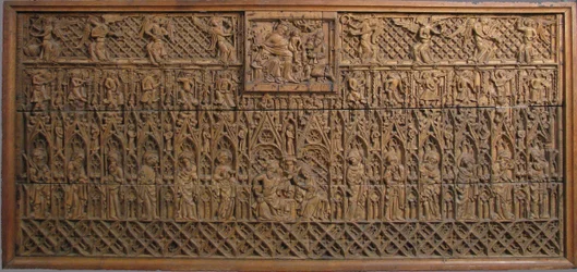 Altar Frontal, brittiskt, sent 1300-tal.